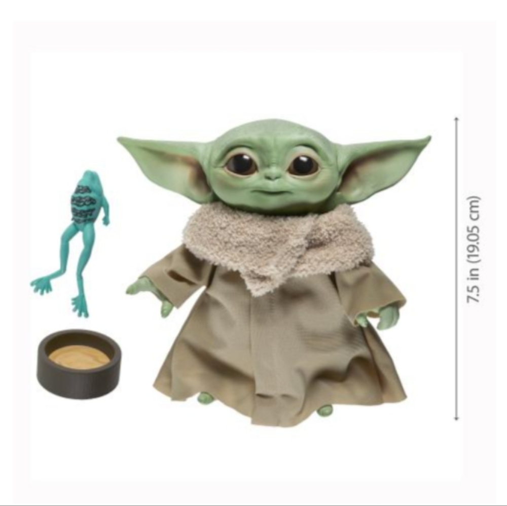 Star Wars Mandalorian The Child Talking Plush Yoda - Talking Plush - Hasbro